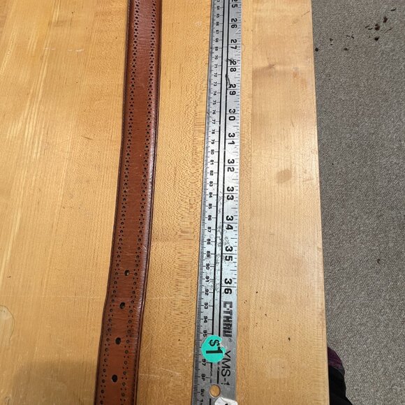 Mens Leather Belt Size 38 - Picture 10 of 12